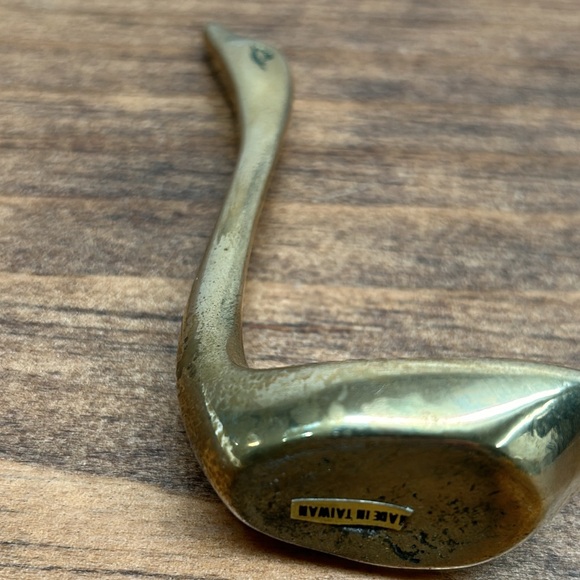 Vintage MCM Small Brass Swan Figurine Collectible - Picture 8 of 10